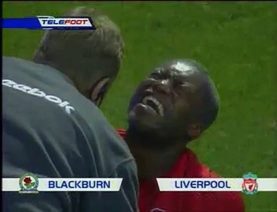 Djibril Cisse Broken Leg
