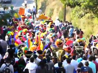 Chinelos en Ocoxaltepec, Morelos