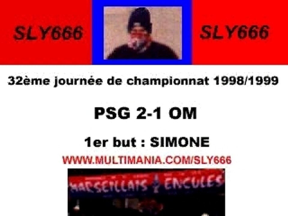 Simone - PSG Vs OM - 98-99