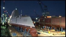 Stealth Destroyer: The US Navy's Destroyer from the Future (DDG-1000) USS Zumwalt is Launched