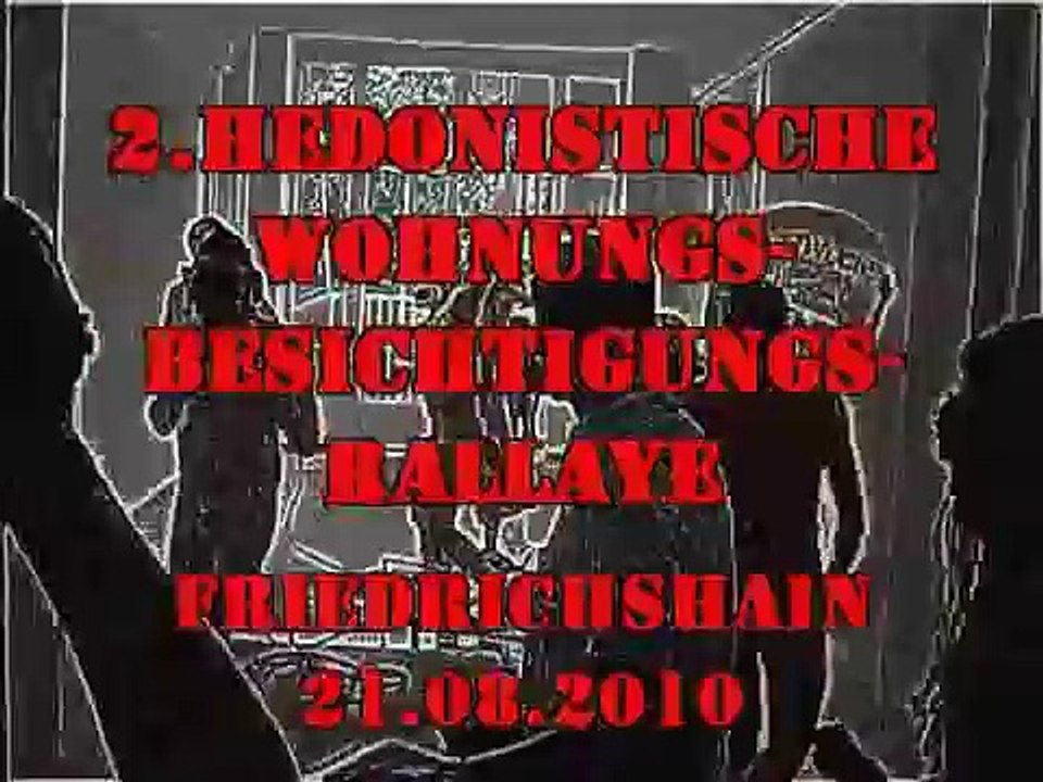 NACKTE Hedonistische Wohnungsbesichtigungs-Ralley