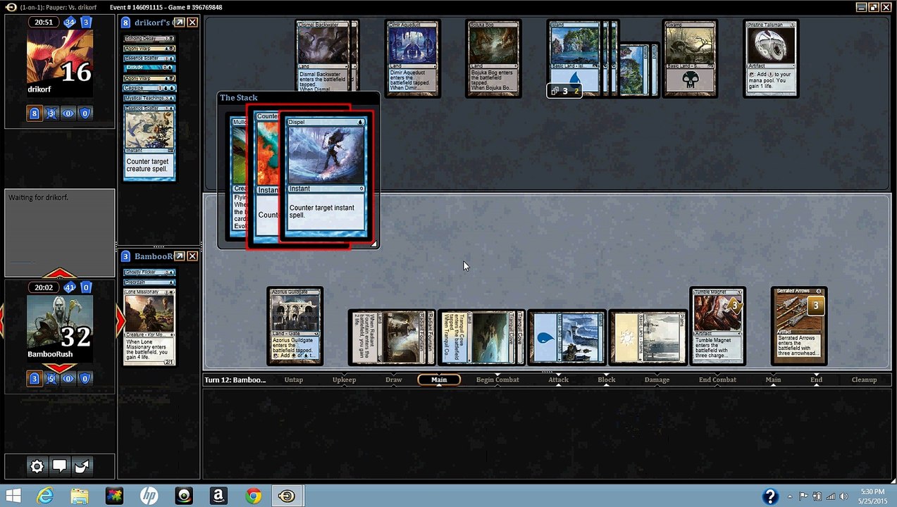 (Common Ground #60) R1 Azorius vs. Dimir (Part 1of2)