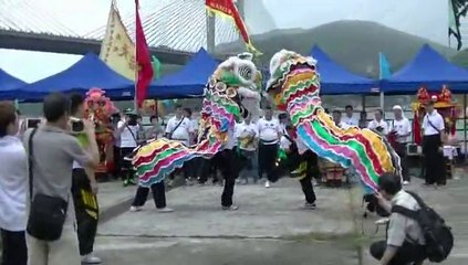 Human Mobile Stage 90C, 2015 Tin Hau Festival, Lion Dance Kung Fu.2015 天后寶誕