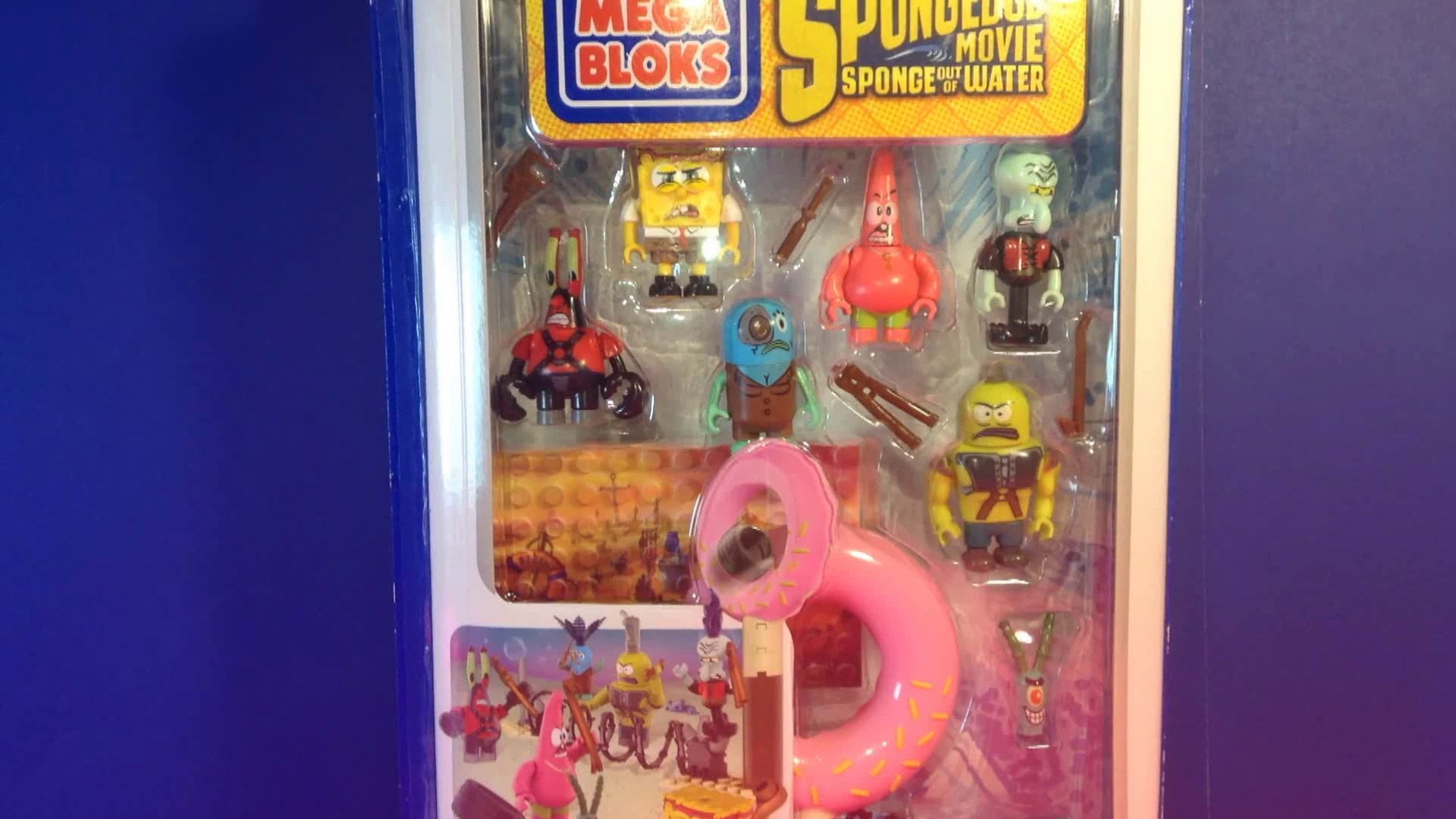 Spongebob Mega Bloks Post Apocalyptic Figure Pack Playset from Sponge Out  of Water Movie! - video Dailymotion