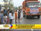 Typhoon survivors in Samar town wait for help