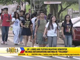 UP to shoulder tuition of students affected by 'Yolanda'