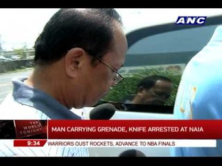 Man with knife, grenade arrested at NAIA