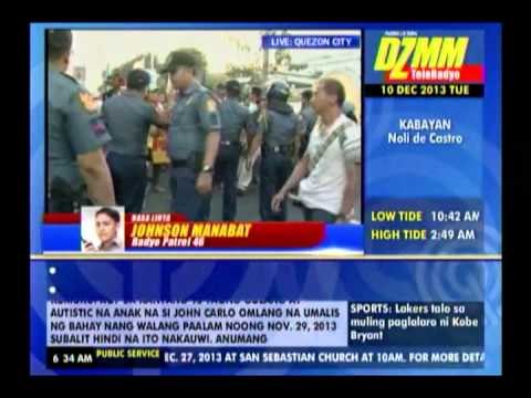 Militants hold rally outside PNoy's house