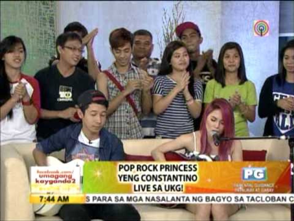 Yeng promotes show for 'Yolanda' victims
