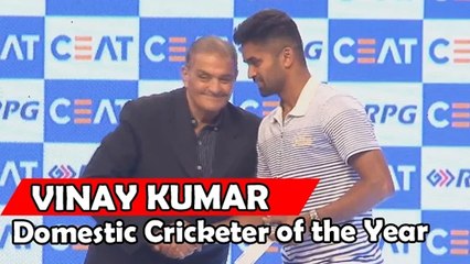 Vinay Kumar | Domestic Cricketer of the Year | CEAT Cricket Awards 2015