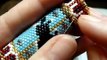 Peyote Stitch Bead Work How to Remove & Replace the Wrong Bead - Beaded Needle Cases by Beth Murr