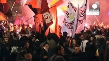 تظاهرات دانشجویات معترض به سیستم آموزشی در سانتیاگو