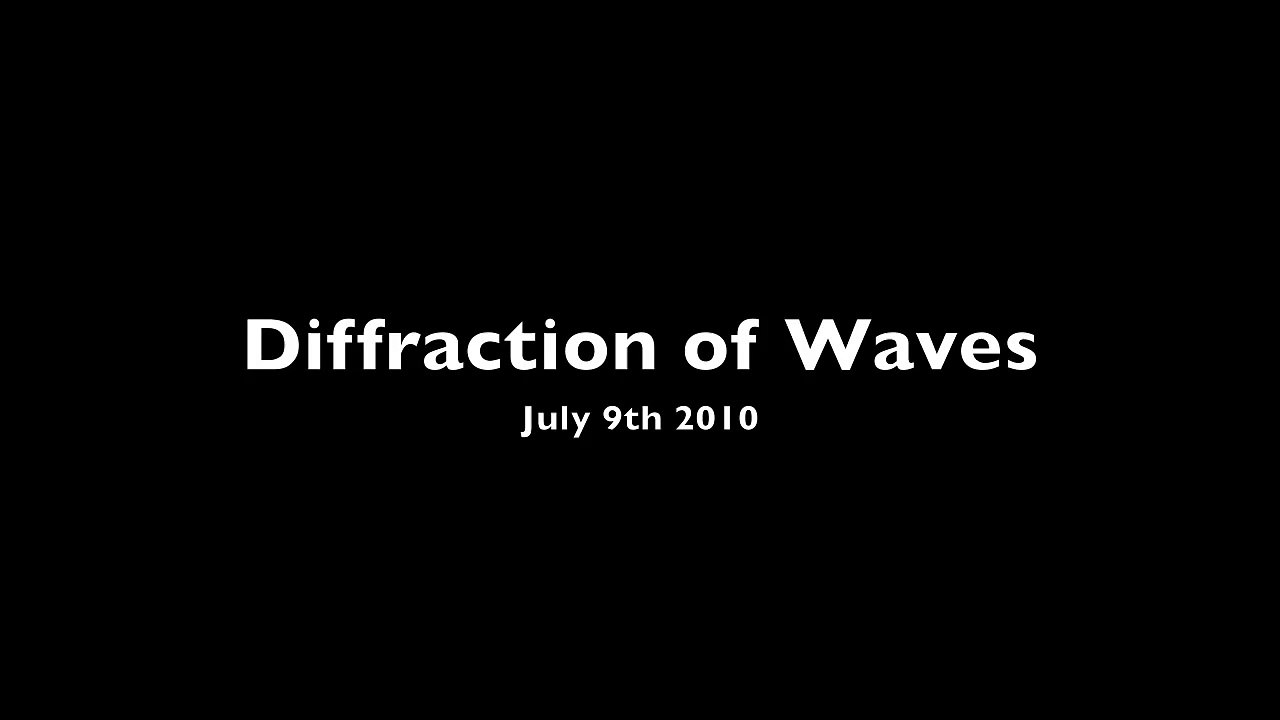 Diffraction of Waves