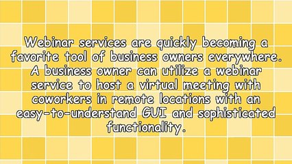 Using A Webinar As A Business Tool