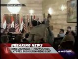 Iraqi Reporter Throws Shoes at Bush! HAHA!!