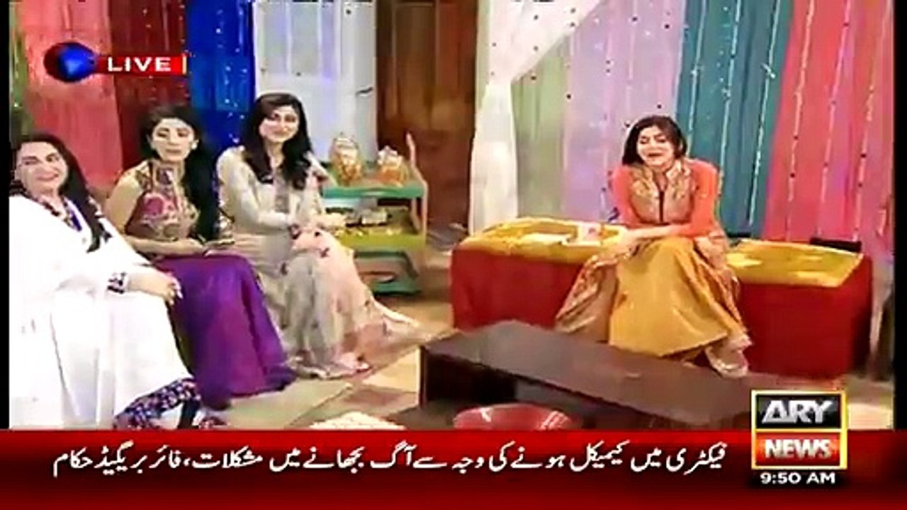 The Morning Show With Sanam Baloch on ARY News Part 3 - 29th May 2015