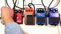 Classic Compressor Shootout Boss CS2 CS3 Ibanez CP10 MXR Dyna Comp Keeley