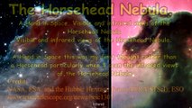 A Hand in Space. Visible and infrared views of the Horsehead Nebula