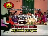 Rim jhim Gire Sawan _ Video Karaoke With Scrolling Lyrics And Lead Cue  Kishor Kumar