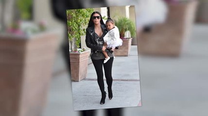 Kim Kardashian And North Head To Ballet in Balmain