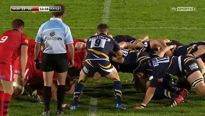 La fin de match folle entre Worcester et Bristol pour l'accession en Premiership