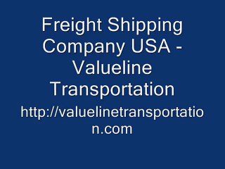 Freight Shipping Company USA - Valueline Transportation