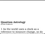Quantum Astrology a New Super Science