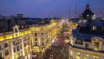 Regent Street Christmas Lights Switch On 2014