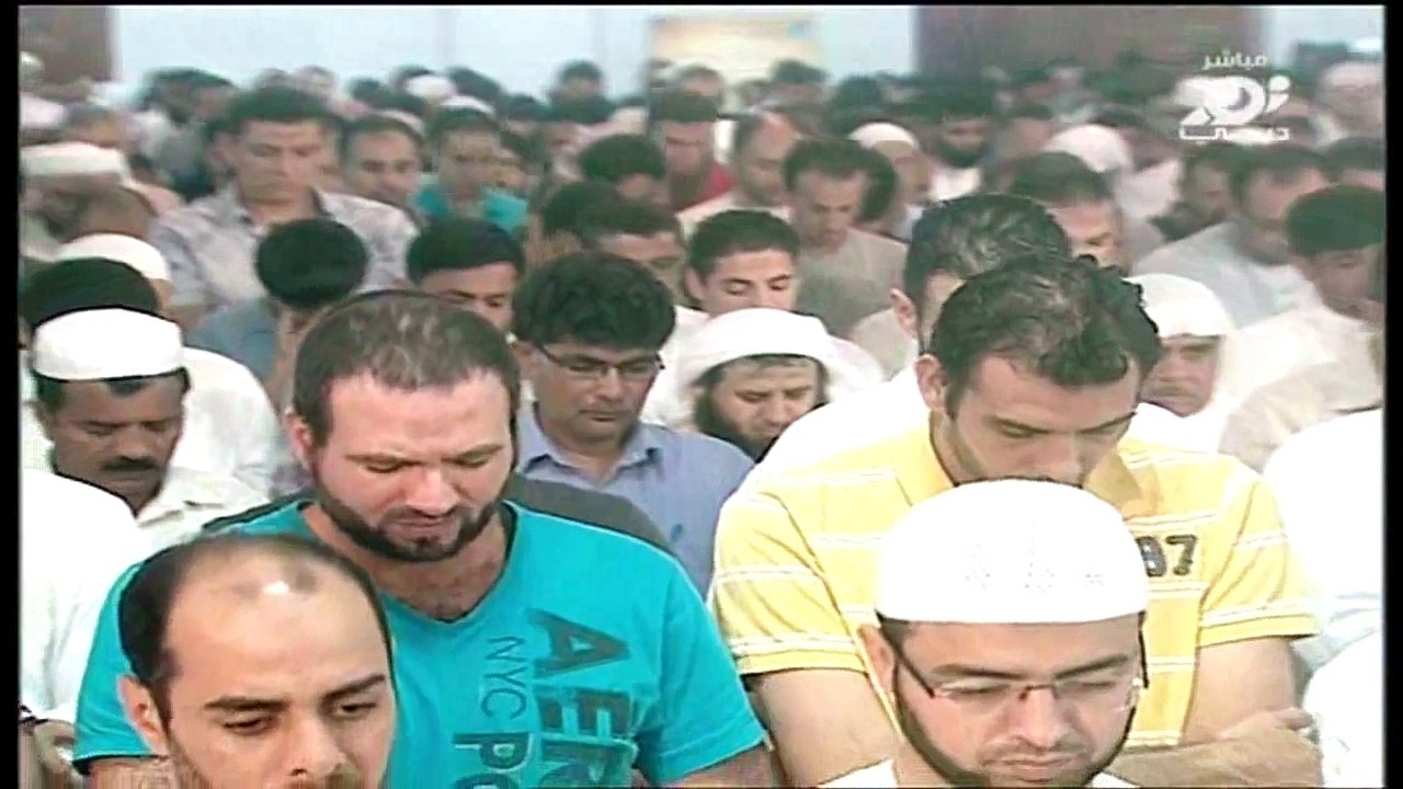 سورة الواقعة خاشعة للشيخ ناصر القطامي أبكى الناس من دبى ليلة 13 رمضان 1435