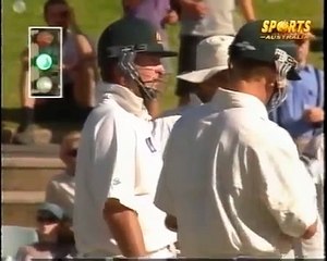 Unusual & controversial cricket umpire decision- Mark Waugh hit wicket vs South Africa 3rd test 1998