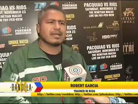 Pacquiao, Rios unaffected by trainers' scuffle