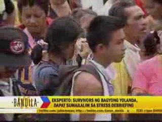 'Yolanda' survivors need counseling, says expert