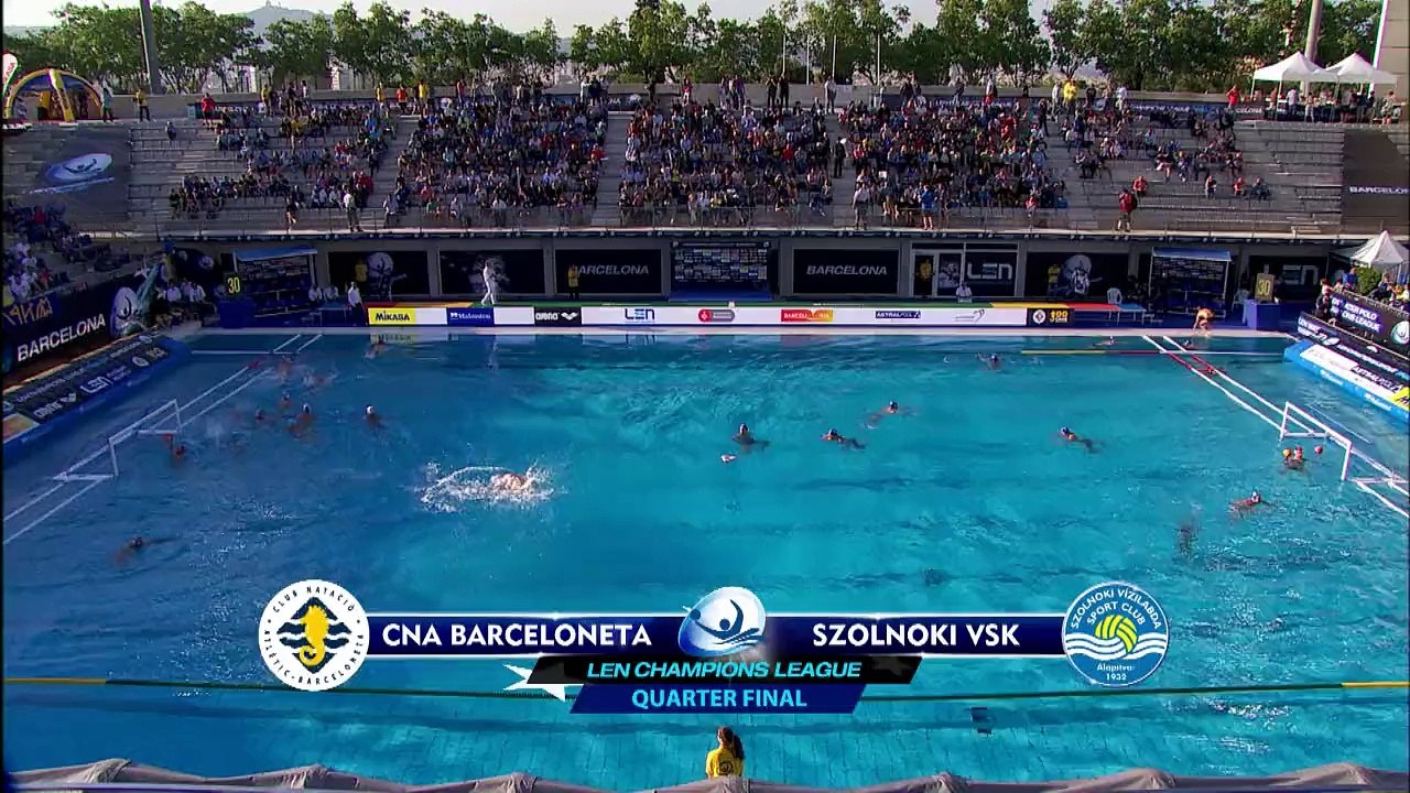 Highlights CN Atletic-Barceloneta vs Szolnoki VSK - Final Six, Barcelona 2015