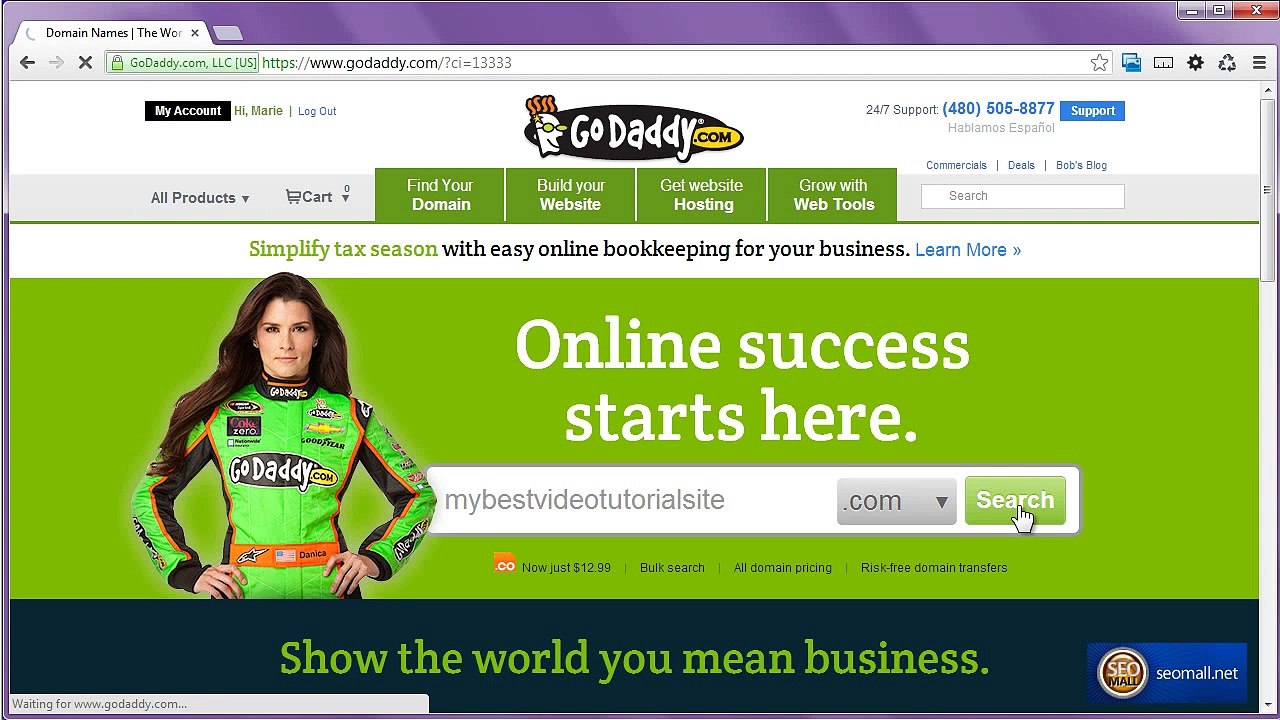 How to Register Domain with GoDaddy