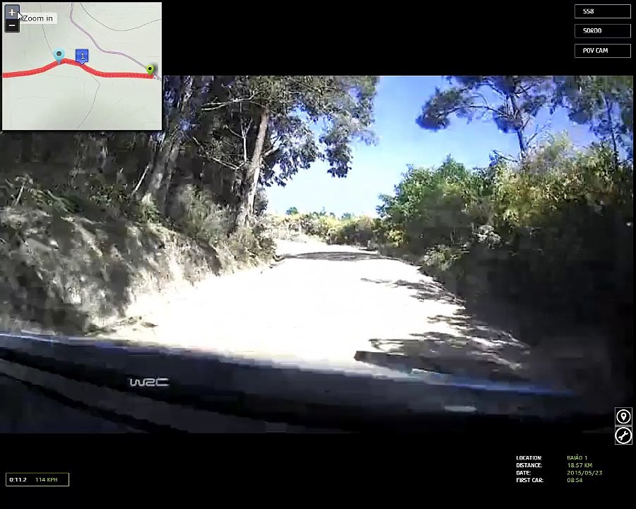 camara interior dani sordo rally portugal 2015 Especial 8-11. Baiao