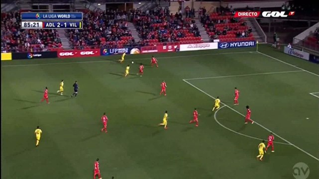 2-2 Luciano Vietto Goal - Adelaide United v. Villarreal 29.05.2015