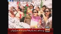 PTI Karachi Peaceful Protest Outside Press Club Karachi (May 26, 2015)