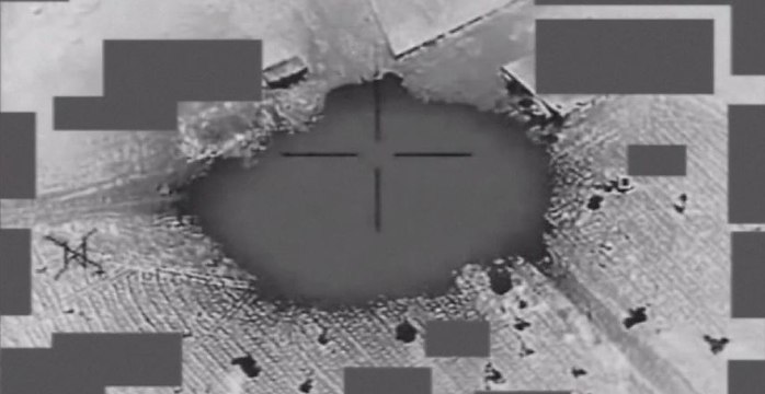 Syrie : nouvelles images des bombardements aériens contre l'EI