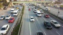 Bostancı Köprüsü İstanbul Türkiye Trafik Sıkışıklığı