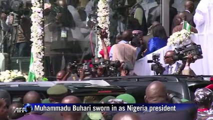 Buhari sworn in as Nigeria president after historic win