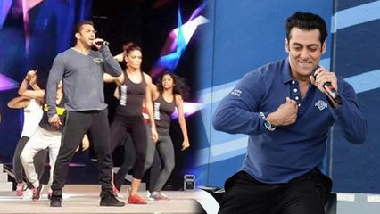 Salman Khan Sings For AIBA Awards In Dubai!