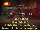 Jaane Kahan Gaye Wo Din_ Video Karaoke With Scrolling Lyrics Mukesh Ji