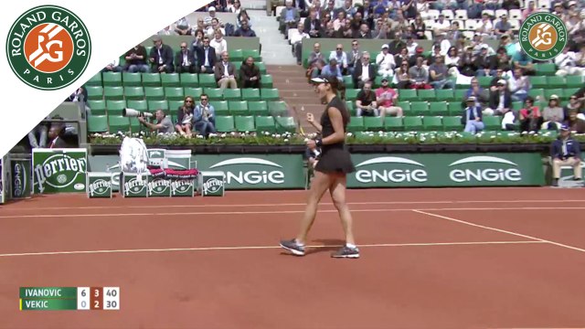 Temps forts A. Ivanovic - D.Vekic Roland-Garros 2015 / 3e Tour