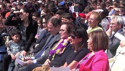 meru  Inauguration de la stele à la mémoire des esclaves