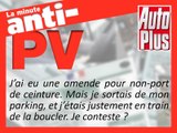 PV abusif pour défaut de ceinture, contestable ?