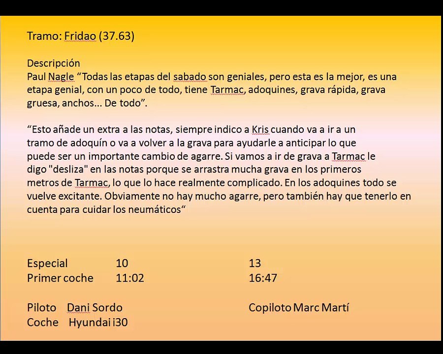 camara interior dani sordo rally portugal 2015 Especial 10-13. Fridao