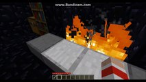 Minecraft panic room with escape tunnel and self destruct button