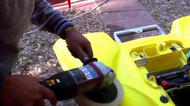 How to Polish Restore Plastics on ATV Four wheeler and Dirt Bike