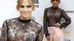 Jennifer Lopez Flashes Her BRA In Sheer Top - The Hollywood