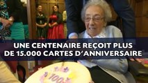 Une centenaire reçoit plus de 15.000 cartes d'anniversaire
